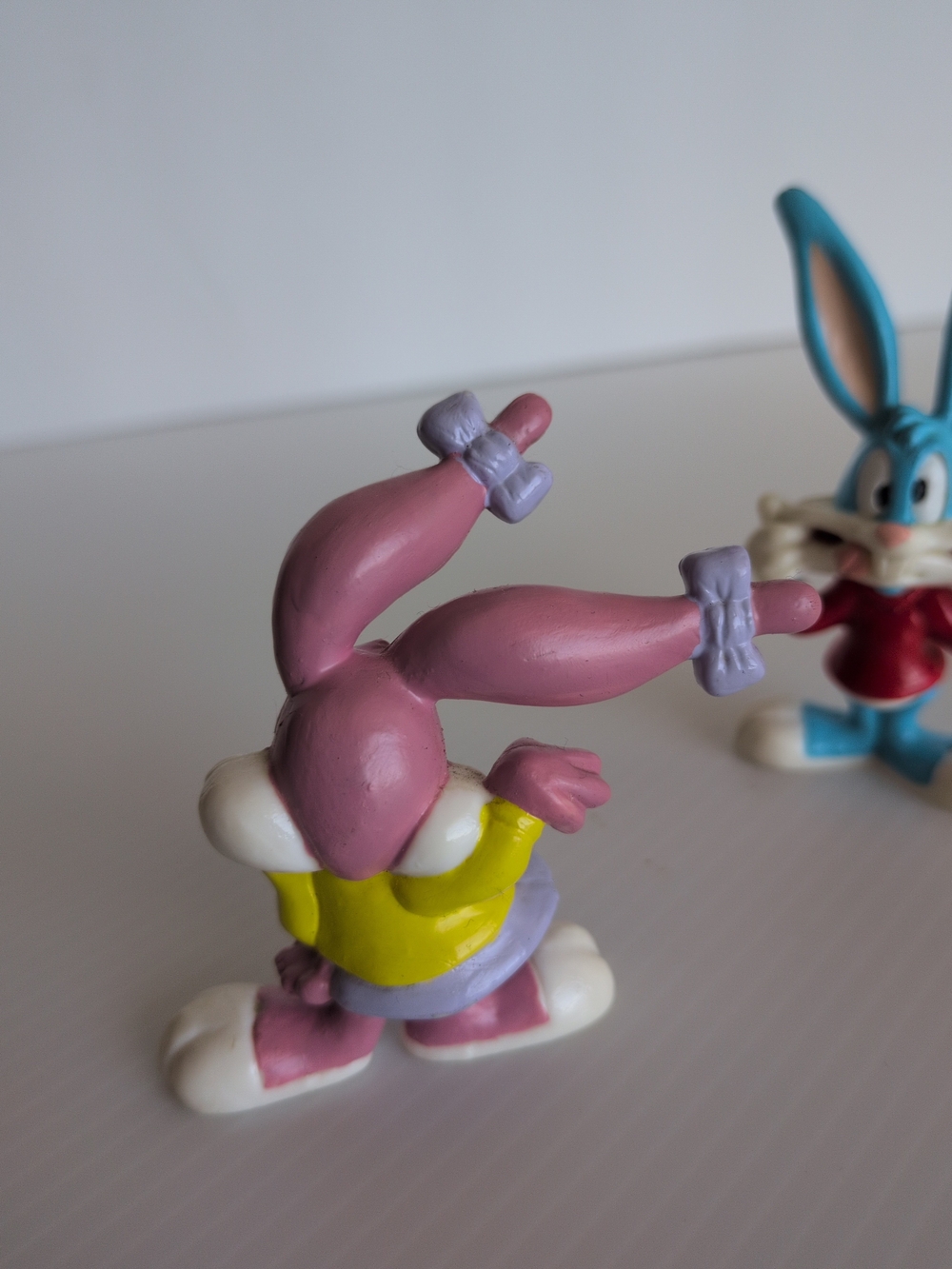 Tiny Toons Bugs Bunny & Babs Bunny 1991 Warner Bros PVC Figures Cake Topper - Picture 7 of 9